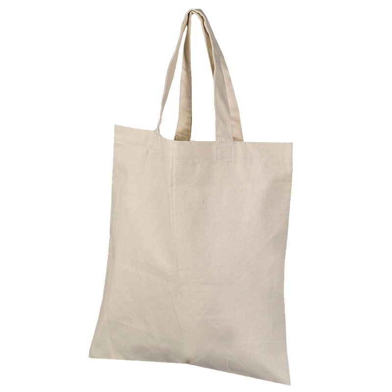 Bärkasse återvunnen bomull natur - 1