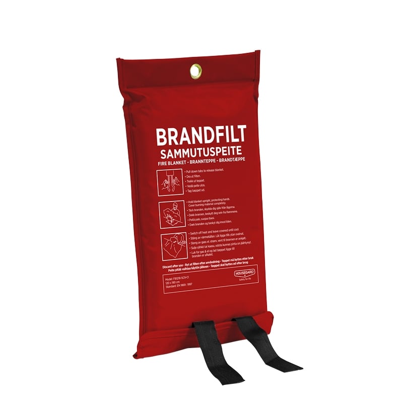 Brandfilt med silikonbeläggning Housegard - 1