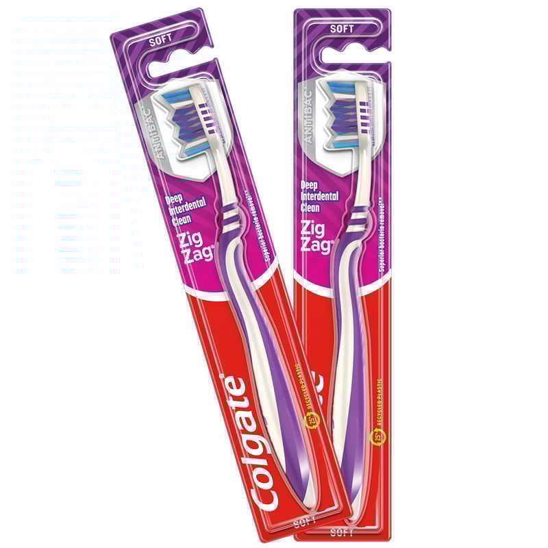 Colgate Tandborste Zig Zag Soft - 1