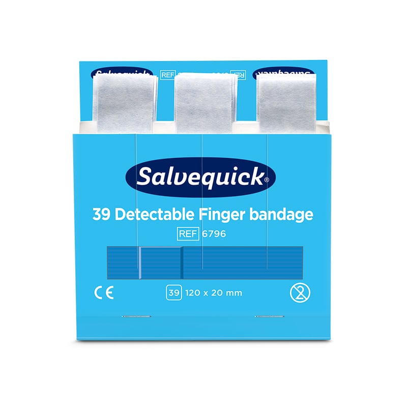 Salvequick Blue Detectable Extra långa / Refill - 2