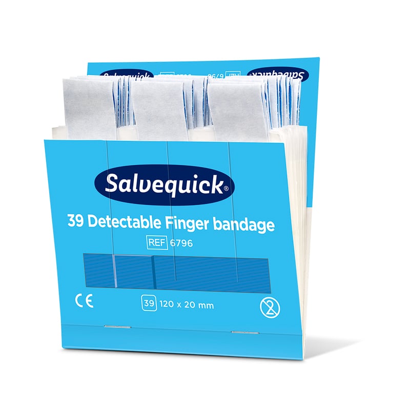 Salvequick Blue Detectable Extra långa / Refill - 1
