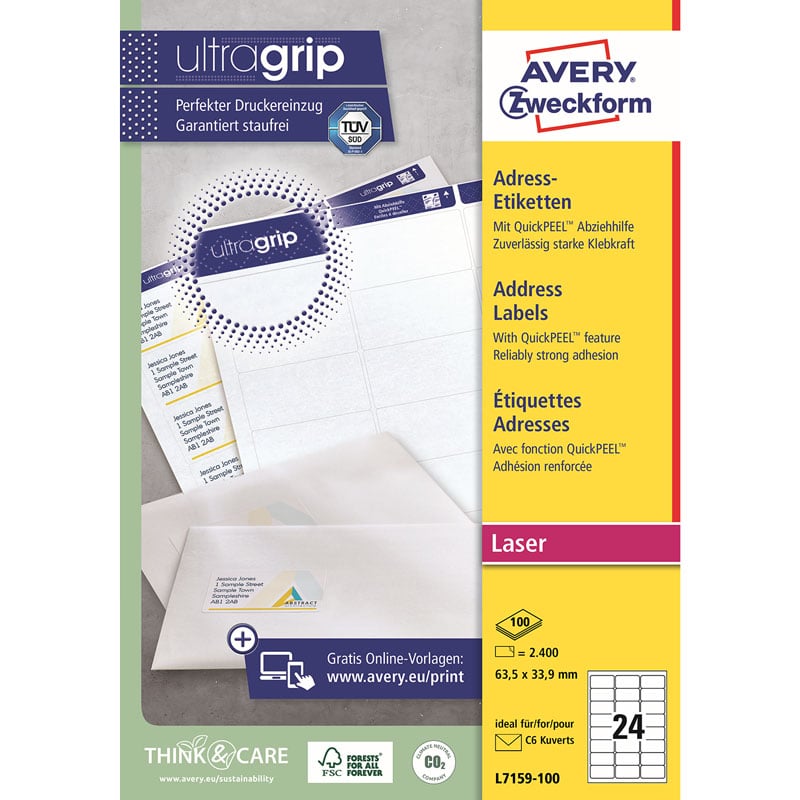 Avery adressetiketter - 1