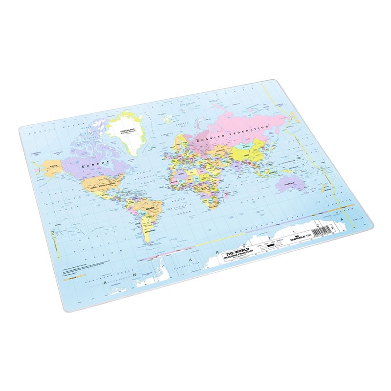 Skrivunderlägg Världskarta - 1