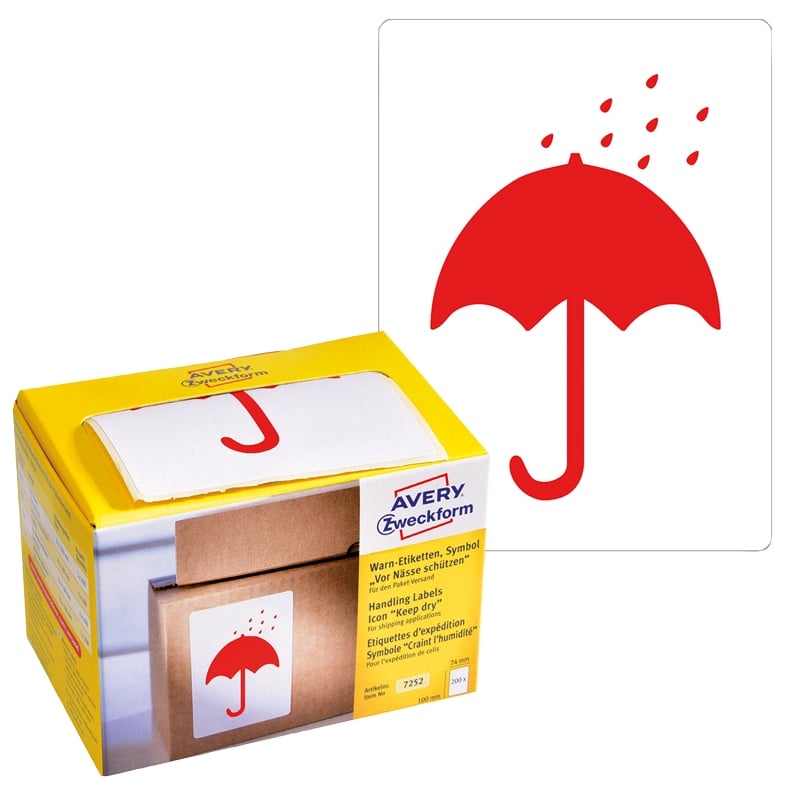 Varningsetiketter i hållare - 3