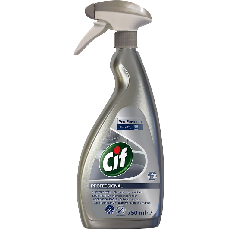 Cif Professional Spray Rostfritt - 1