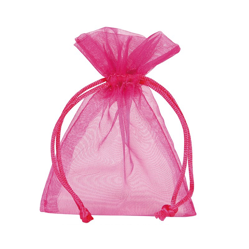 Organzapåse cerise - 1