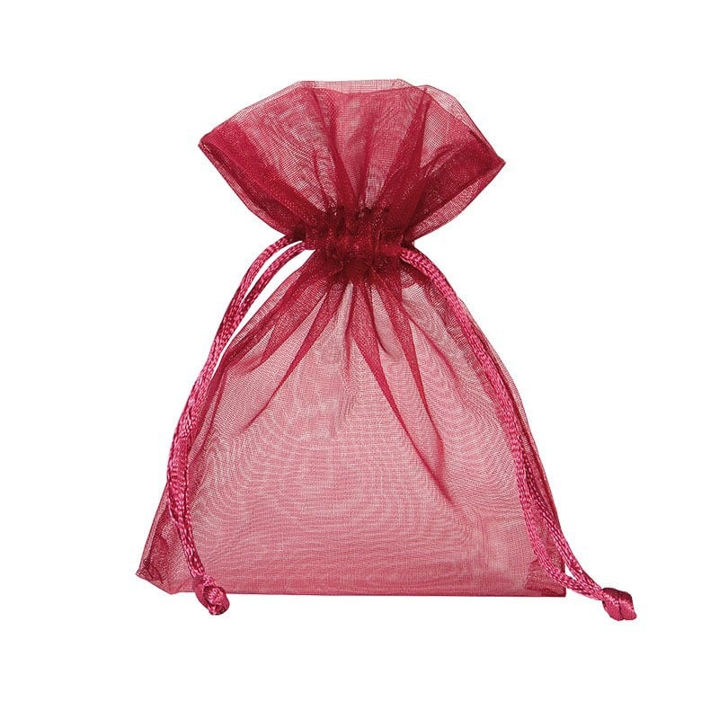 Organzapåse vinröd - 1