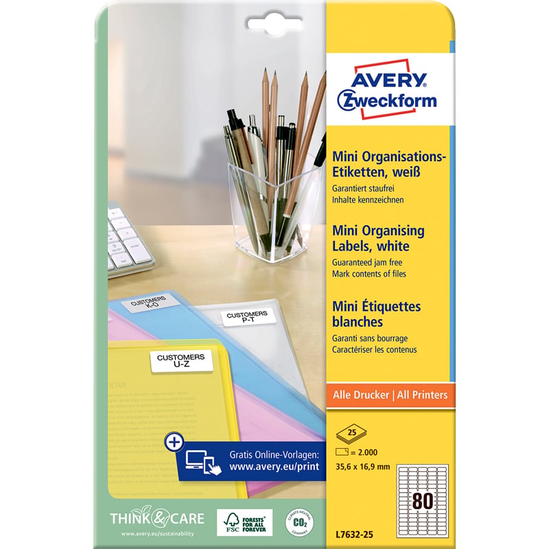 Avery etiketter Mini - 1