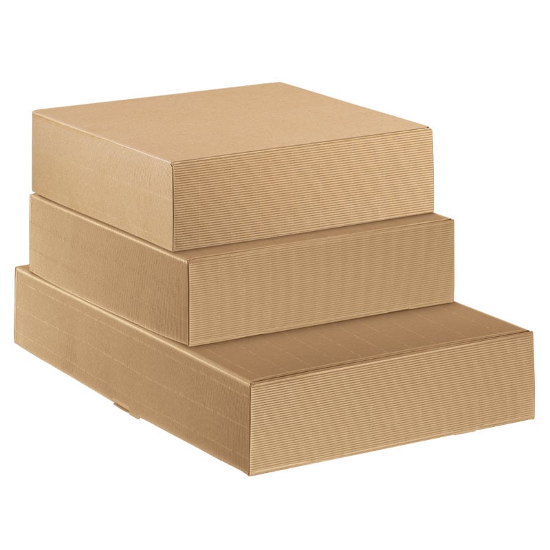 Flasklåda liggande well natur - 1