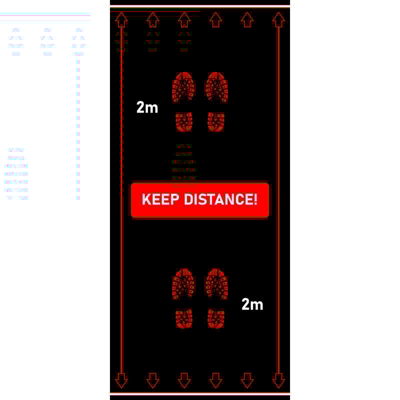 Distansmatta Keep Distance - 2