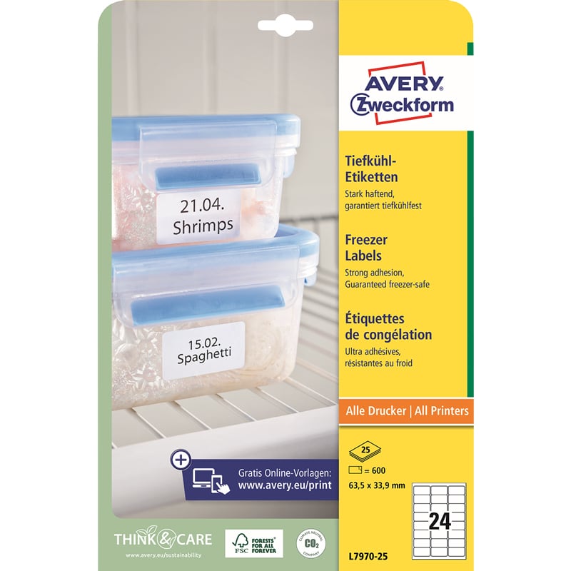 Avery Frysetiketter - 1