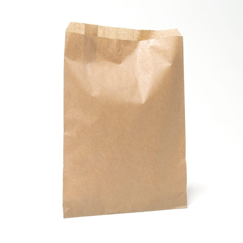 Plan papperspåse Brun - 2