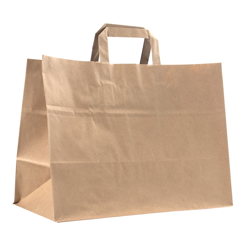 Take away kasse / plantkasse platta handtag brun - 2