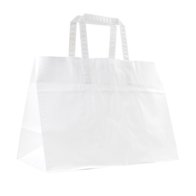 Take away kasse / plantkasse platta handtag vit - 3