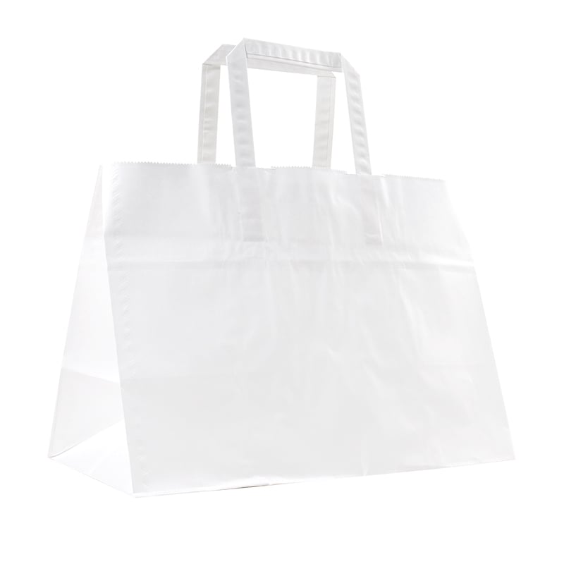 Take away kasse / plantkasse platta handtag vit - 3