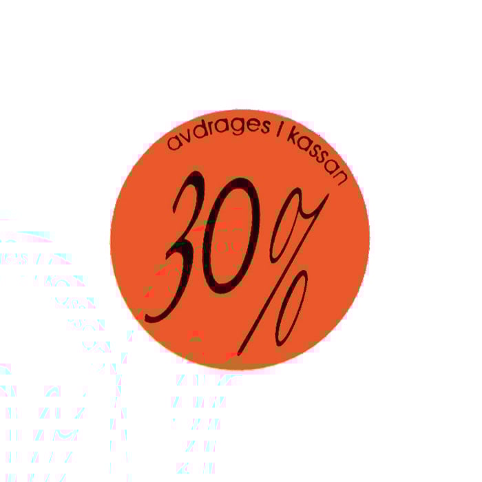 Budskapsetikett procent - 2