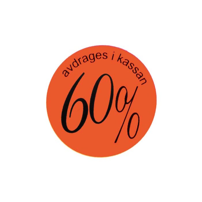 Budskapsetikett procent - 5