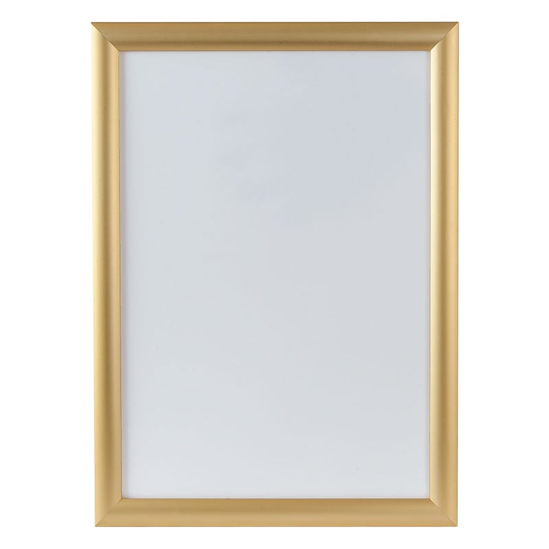 Väggram aluminium borstat guld - 3