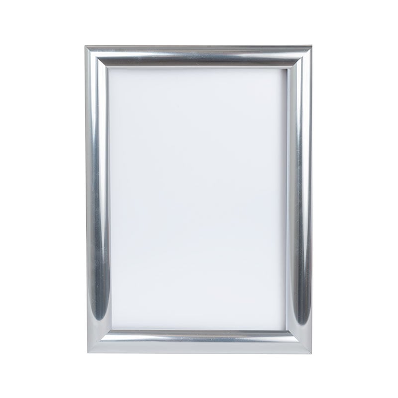 Väggram aluminium polerat silver - 2