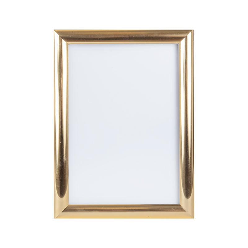 Väggram aluminium polerat guld - 2