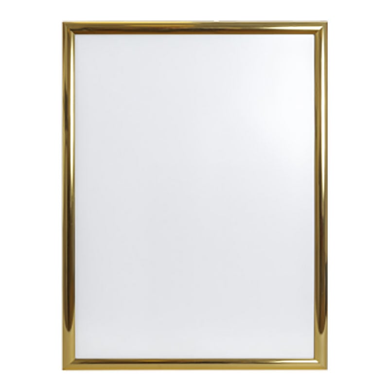 Väggram aluminium polerat guld - 1