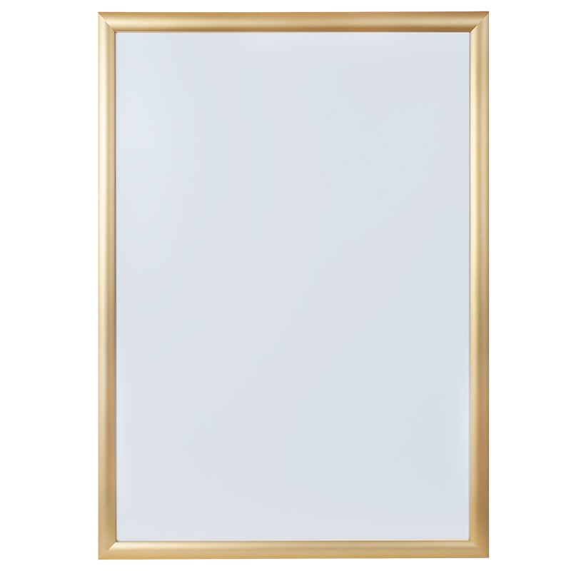 Väggram aluminium borstat guld - 1