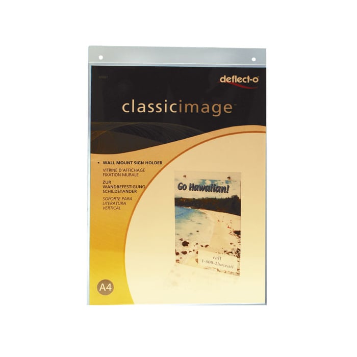 Skyltficka akryl med hänghål - 1