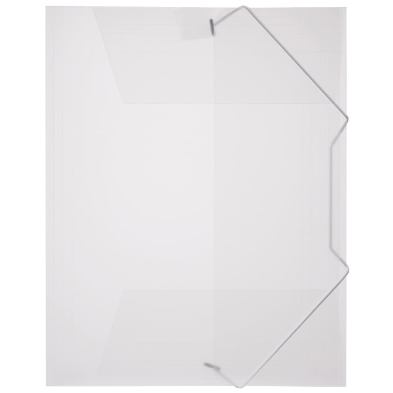Gummibandsmapp 3-klaffar plast - 2