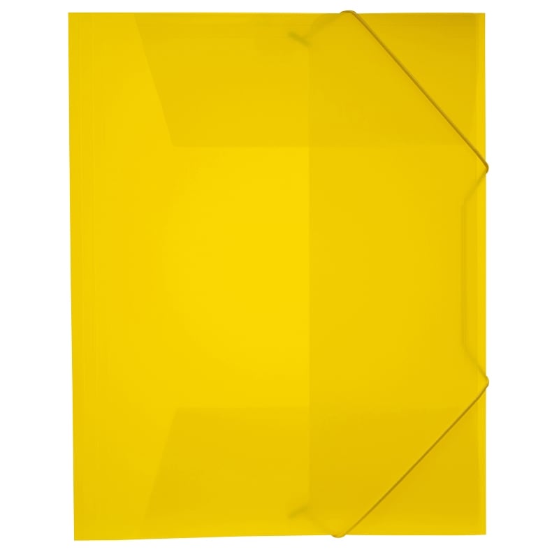 Gummibandsmapp 3-klaffar plast - 3