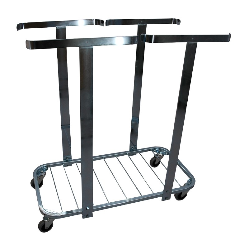 Sopsäckshållare för 2 st säckar, elförzinkad - 1