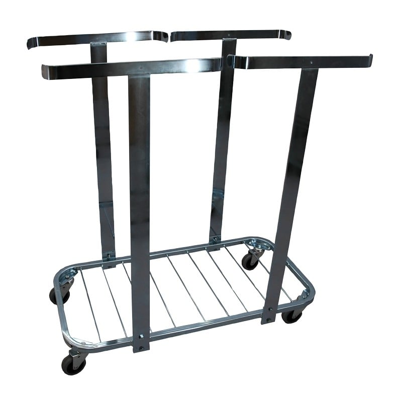 Sopsäckshållare för 2 st säckar, elförzinkad - 1