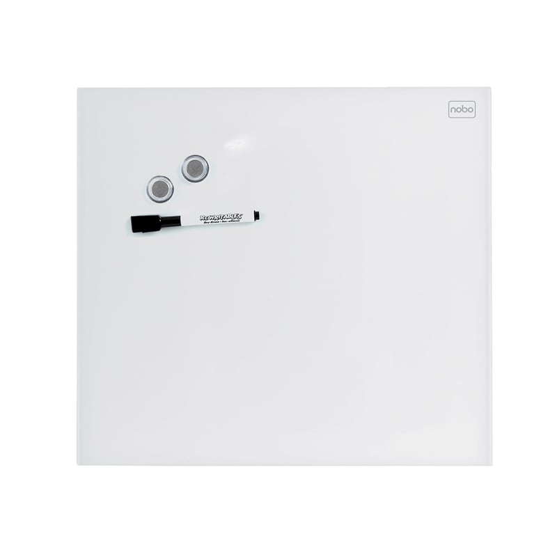 Whiteboardtavla Glas Nobo Diamond Vit - 1