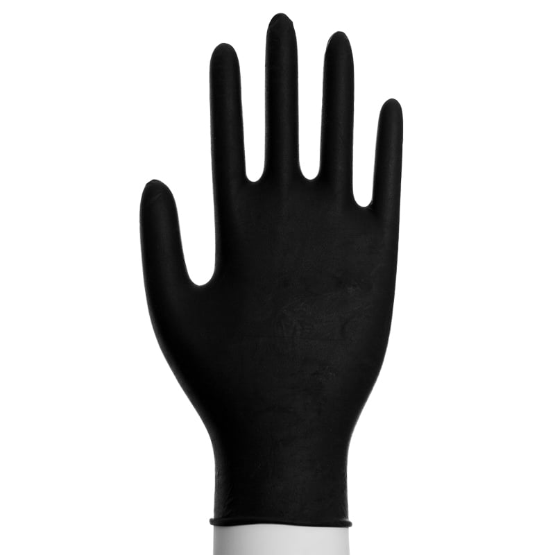 Engångshandske Abena Classic Sensitive Nitril, Svart - 4