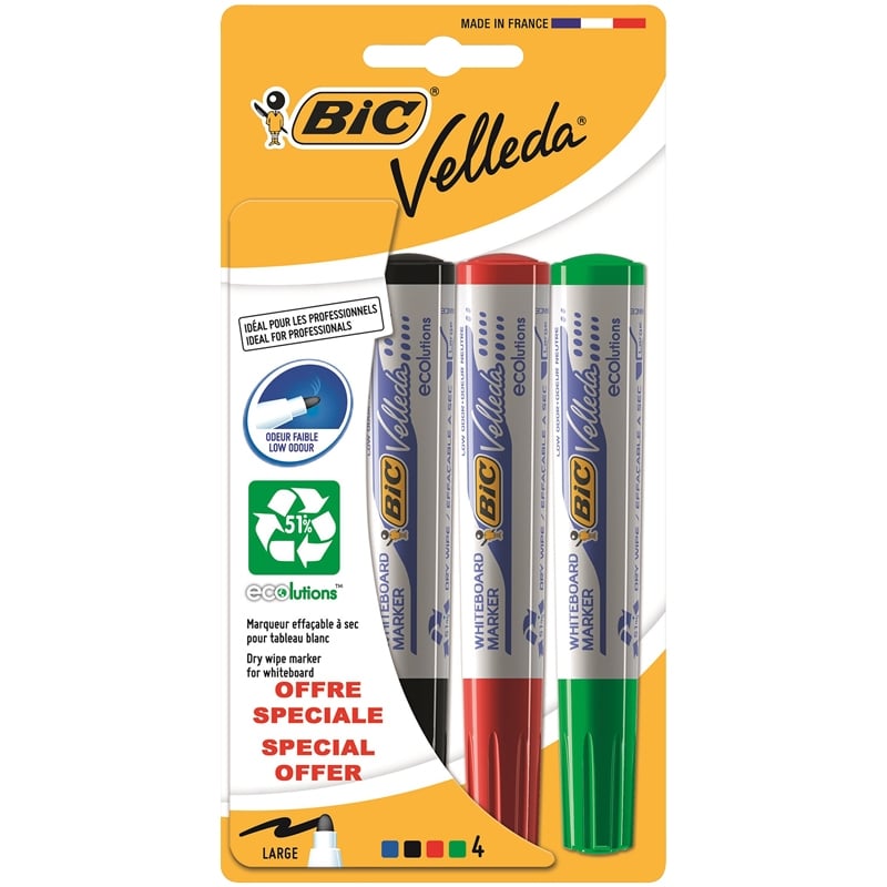 Whiteboardpennor BIC Velleda 1701 - 1