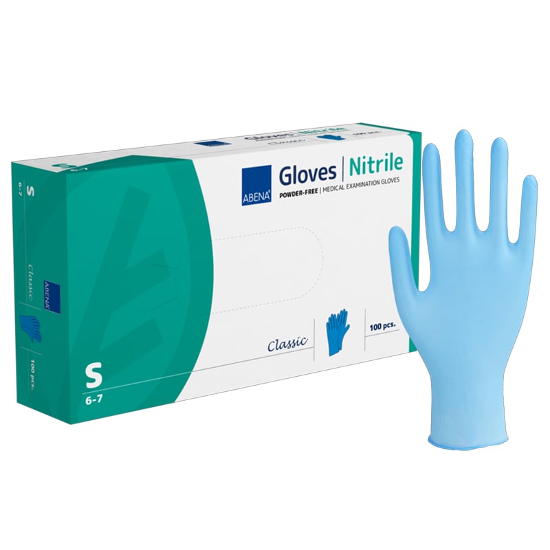 Abena Engångshandske Classic Nitril Blå - 2