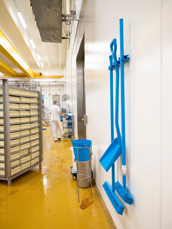 Vikan Hygieniskt Hi-Flex Väggupphäng System - 2