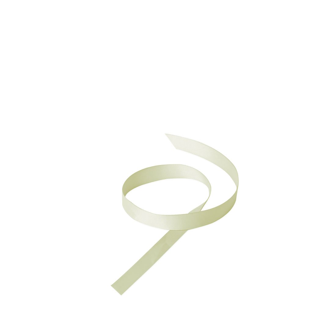 Satinband ribbad ljusgrön - 1