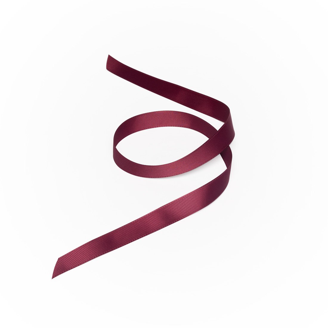 Satinband ribbad burgundy - 1