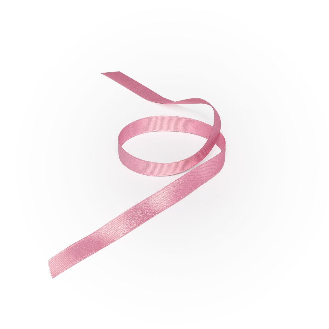 Satinband ribbad rosa med glitter - 1