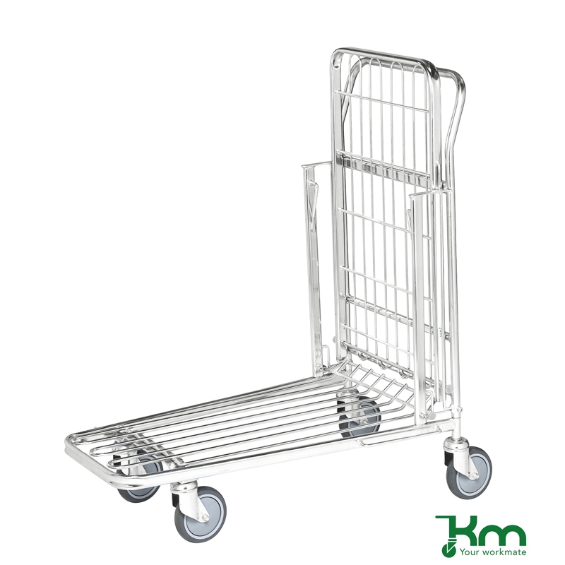 Butik- & Lagervagn med fällbart hyllplan - 2