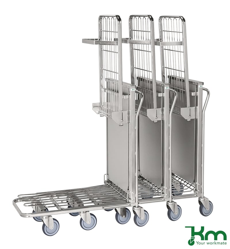 Butik- & Lagervagn med fjädrande hyllplan - 3