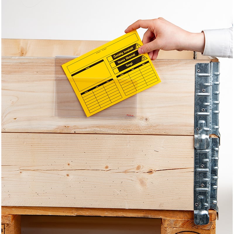 Pallkrageficka i hårdplast - 1