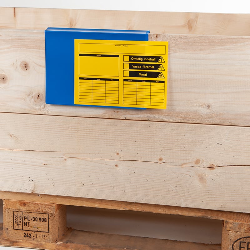 Pallkrageficka i mjukplast - 1