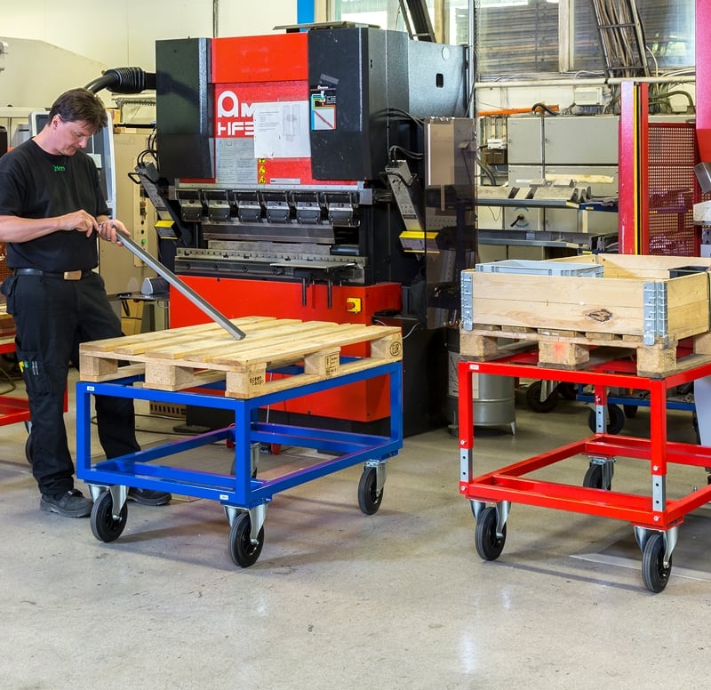 Pallvagn Helpall höjd 655 - 830 mm - 2