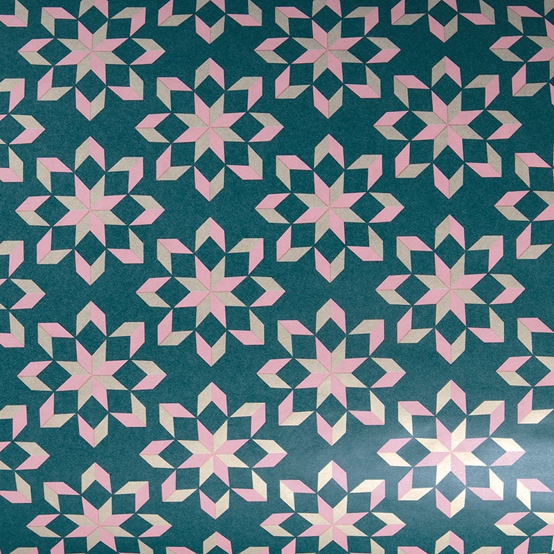 Presentpapper Norman green
