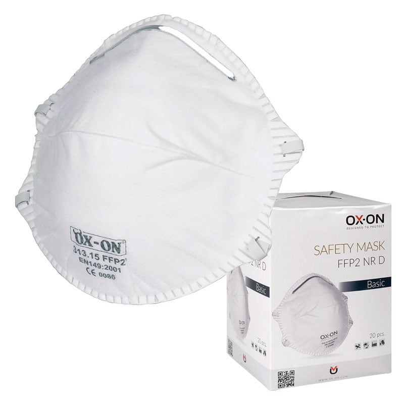 OX-ON Andningsskydd FFP2, 20st/fp. - 3