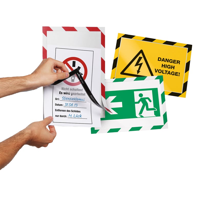 Duraframe security A4 varselskylt - 1