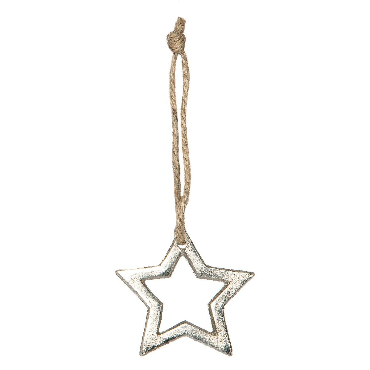 Dekorations Stjärna Silver - 1
