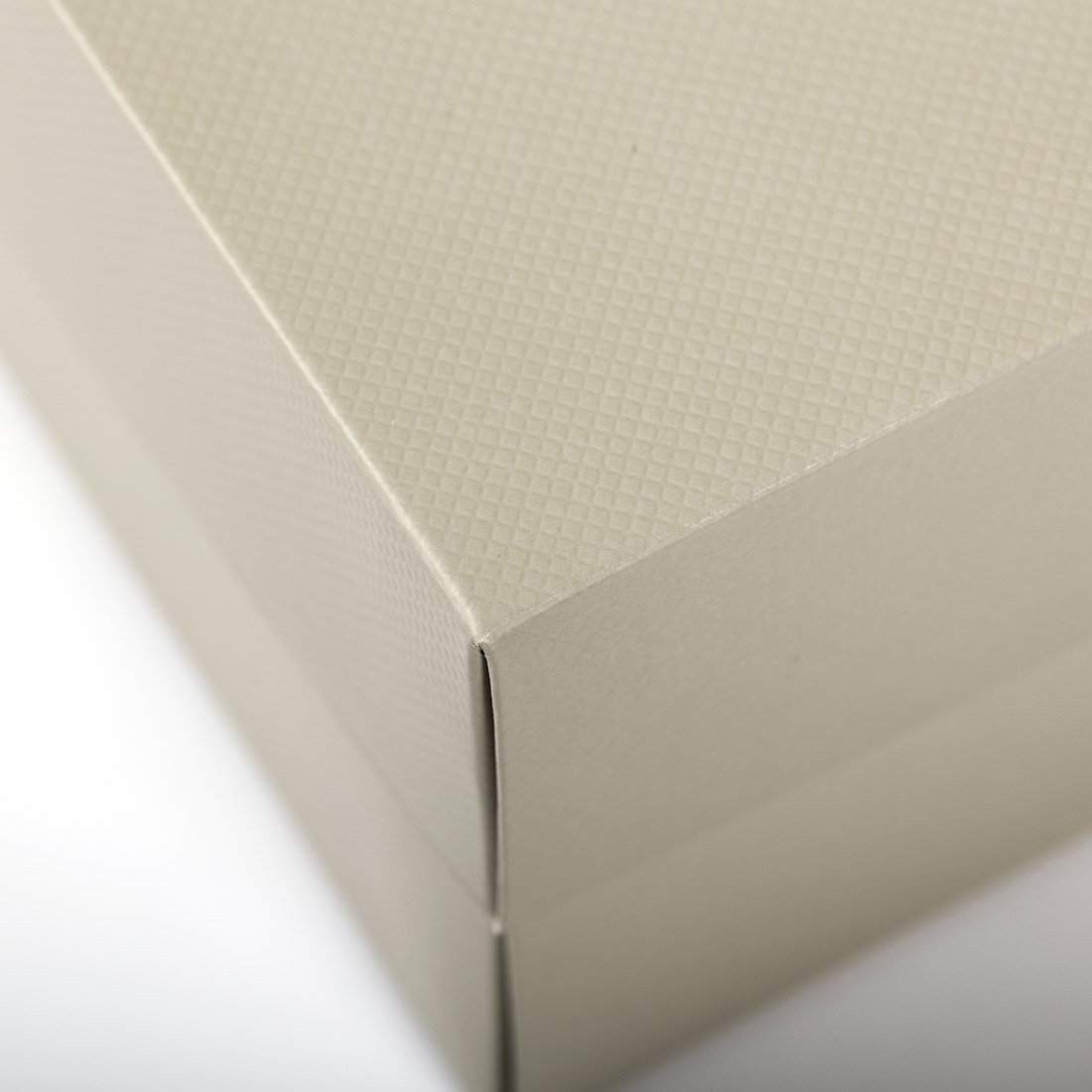 Presentkartong med lock beige - 4