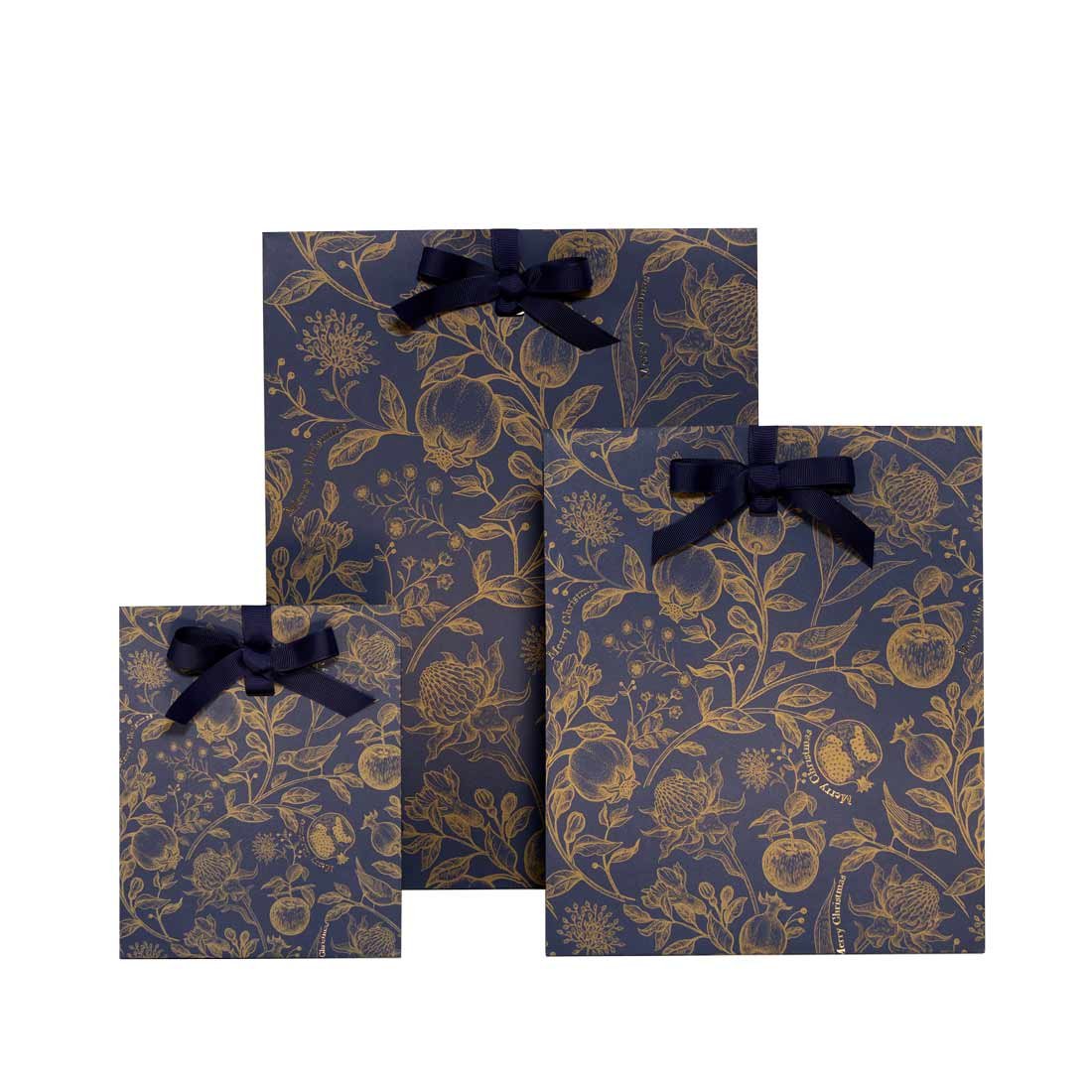 Presentpåse Golden Bird Blue - 1